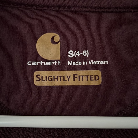 Carhartt Full zip Maroon Hoodie - Picture 10 of 16